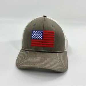American Flag Trucker Hat Snapback Unisex Baseball Cap for Men Women One Size